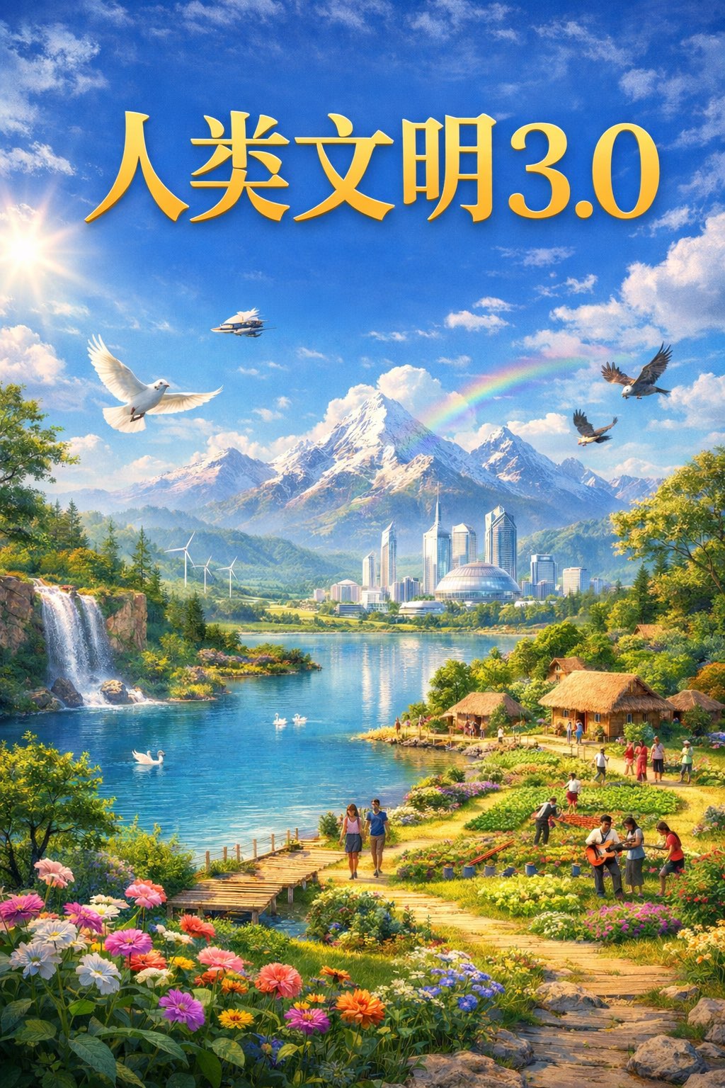 人类文明3.0雪峰纲领：上帝王国与生命禅院时代蓝图