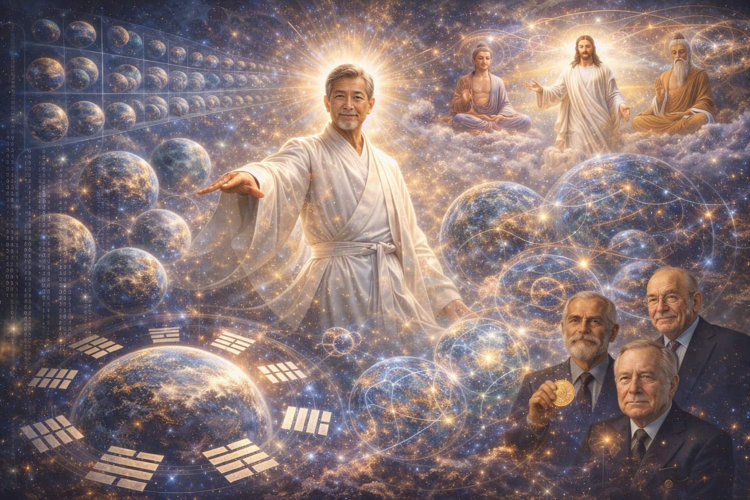 Xuefeng's cosmic wisdom revealing 20 parallel worlds, 36-dimensional space and the relationship betw ...